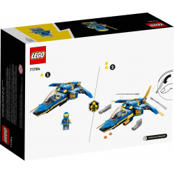 Klocki LEGO 71784 Odrzutowiec ponaddźwiękowy Jaya EVO NINJAGO